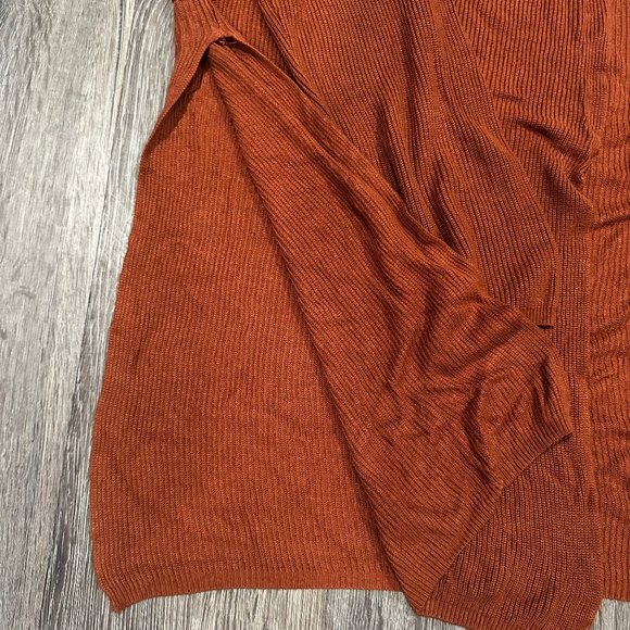 Cozy Co Ribbed Side Slit Cardigan - Picture 4 of 5